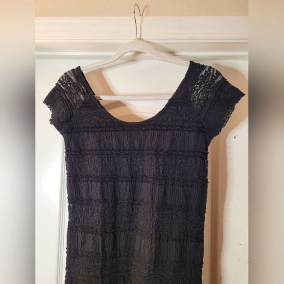 Forever 21 size large black lace dress - Picture 5 of 9